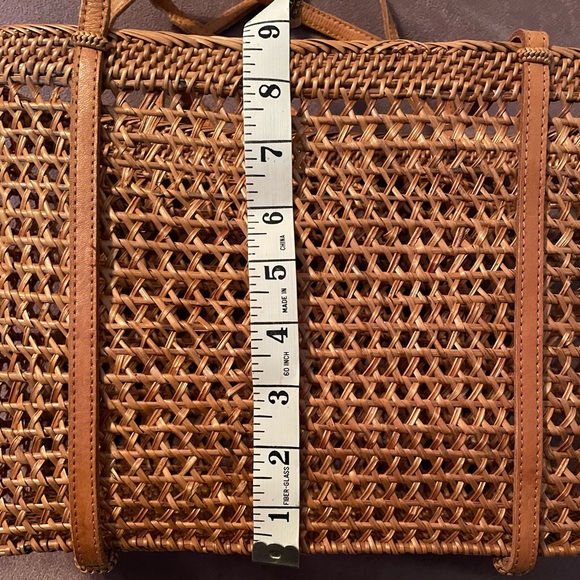 Brown Woven Tote Bag - Picture 10 of 11